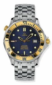 Omega Seamaster Diver 300M Automatic 41 Stainless Steel / Yellow Gold / Blue / Bracelet 2432.80.00 (24328000)